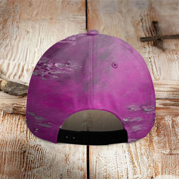 Women's Oil Painting Cat Print Cap