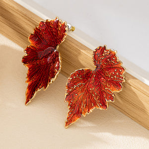 Leaf earrings