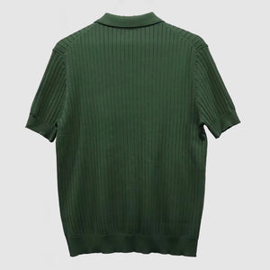 Gentleman's Knit Textured Polo Shirt