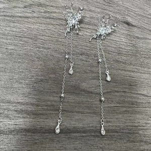 Butterfly Tassel Pendant Earrings