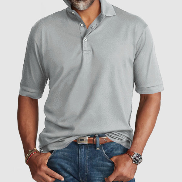 Men's High Quality Cotton Short Sleeve Polo Shirt