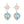 Flower Zircon Earrings