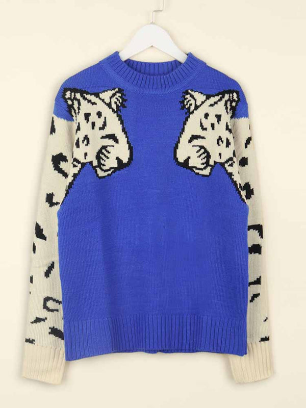 Leopard Knit Sweaters