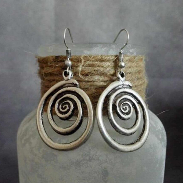 Vintage Circular Earrings