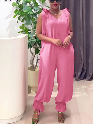 Breeze Tie-Shoulder Jumpsuit