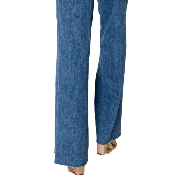 Utility Patch Pocket High Rise Wide Leg Jeans BYW8103