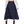 Indigo Elegance Belted A-Line Skirt