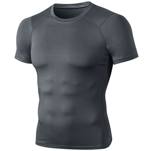 Men's Sport Fitness Quick Dry Short Sleeve