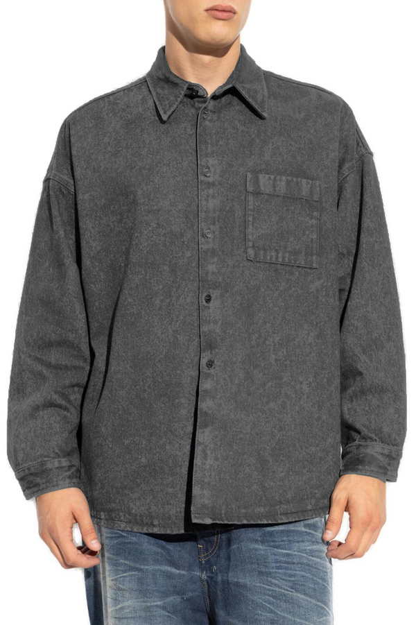 Men's Versatile Vintage Denim Shirt