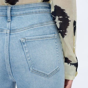 ONESO Women High Waist Wide Leg Jeans Retro Vintage Style Fit Comfortable Everyday Jeans