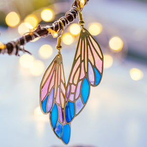 Colorful Butterfly Wings Earrings