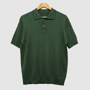 Gentleman's Knit Textured Polo Shirt