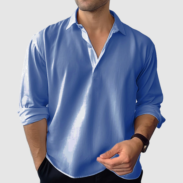 Men's casual long sleeve shirt