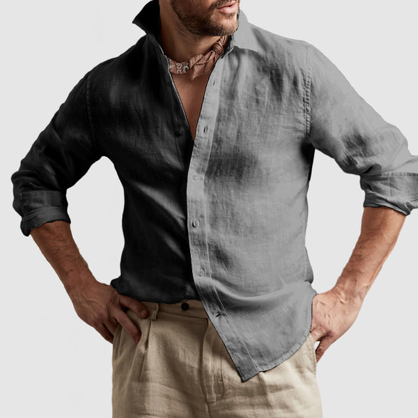 Gentleman's Casual Cotton Linen Shirt