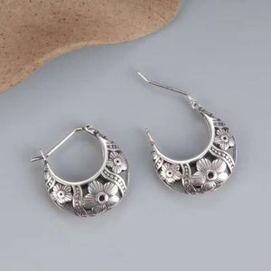 Flower Basket Shaped Ear Buckles