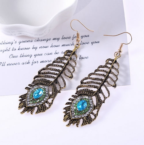 Peacock Earrings