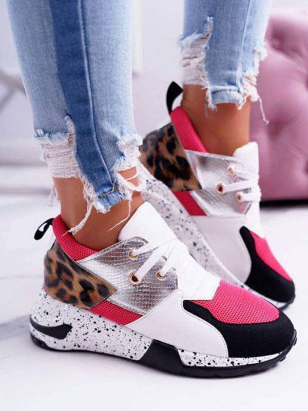 Casual Color Block Sneakers