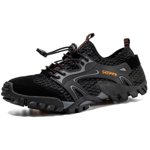 Men's new outdoor hiking climbing climbing hollow mesh recreational shoes