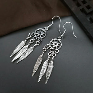 Retro Feather Earrings