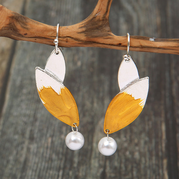 Leaf Shaped Irregular Earrings