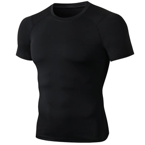 Men's Sport Fitness Quick Dry Short Sleeve