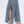 Women High Rise Stretch Wide Leg Side Slit Grinding Jeans BYW8037