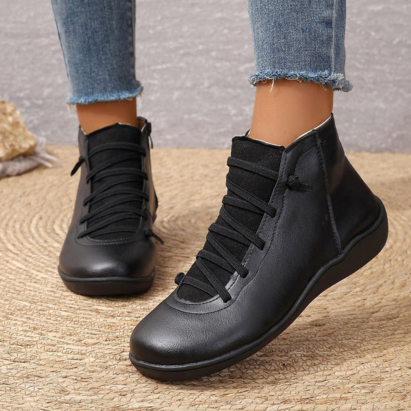 Leather Boots Casual Short Boots