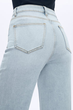 ONESO Wide Leg High Waisted Stretch Baggy Jeans BBL Jeans