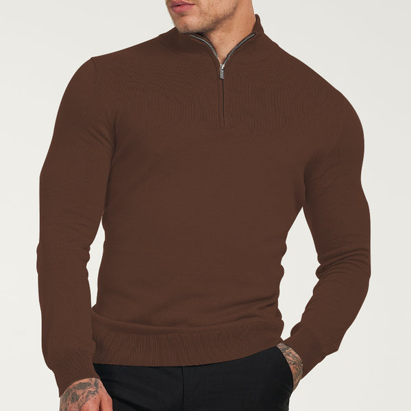 Gentleman's Cashmere Half Zip Sweater