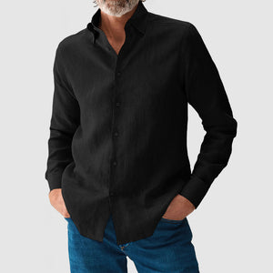 Men's Casual Daily Premium Cotton Linen Shirt