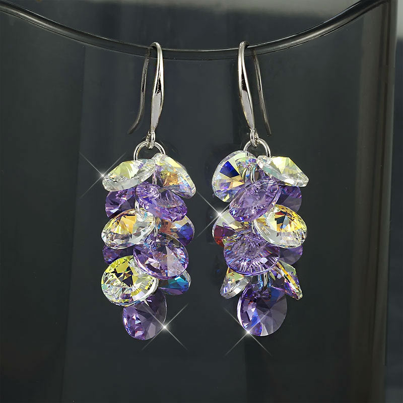 crystal light temperament earrings