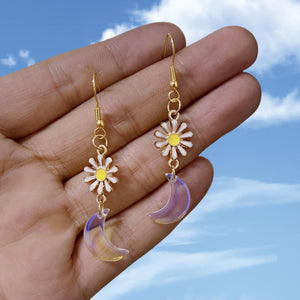 Sun Moon Earrings