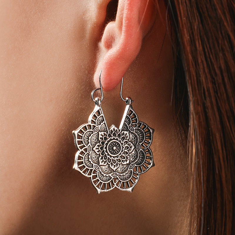 Lotus Mandala Earrings