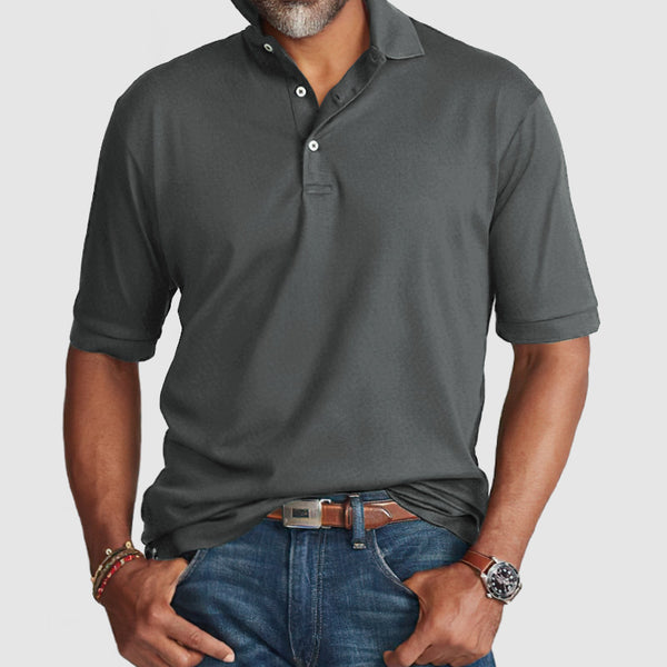 Men's High Quality Cotton Short Sleeve Polo Shirt