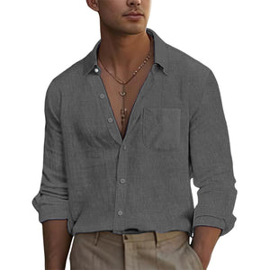 Men's Linen Casual Shirt