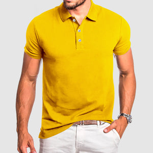 Gentleman's Casual Breathable Cotton Polo Shirt