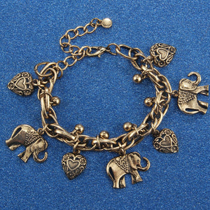 🎉💖Handmade-Vintage elephant anklet💖🎁