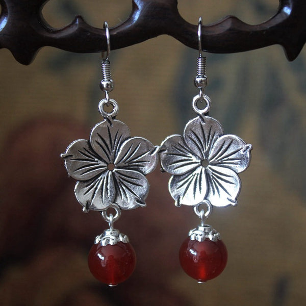 Ethnic Flower Earrings