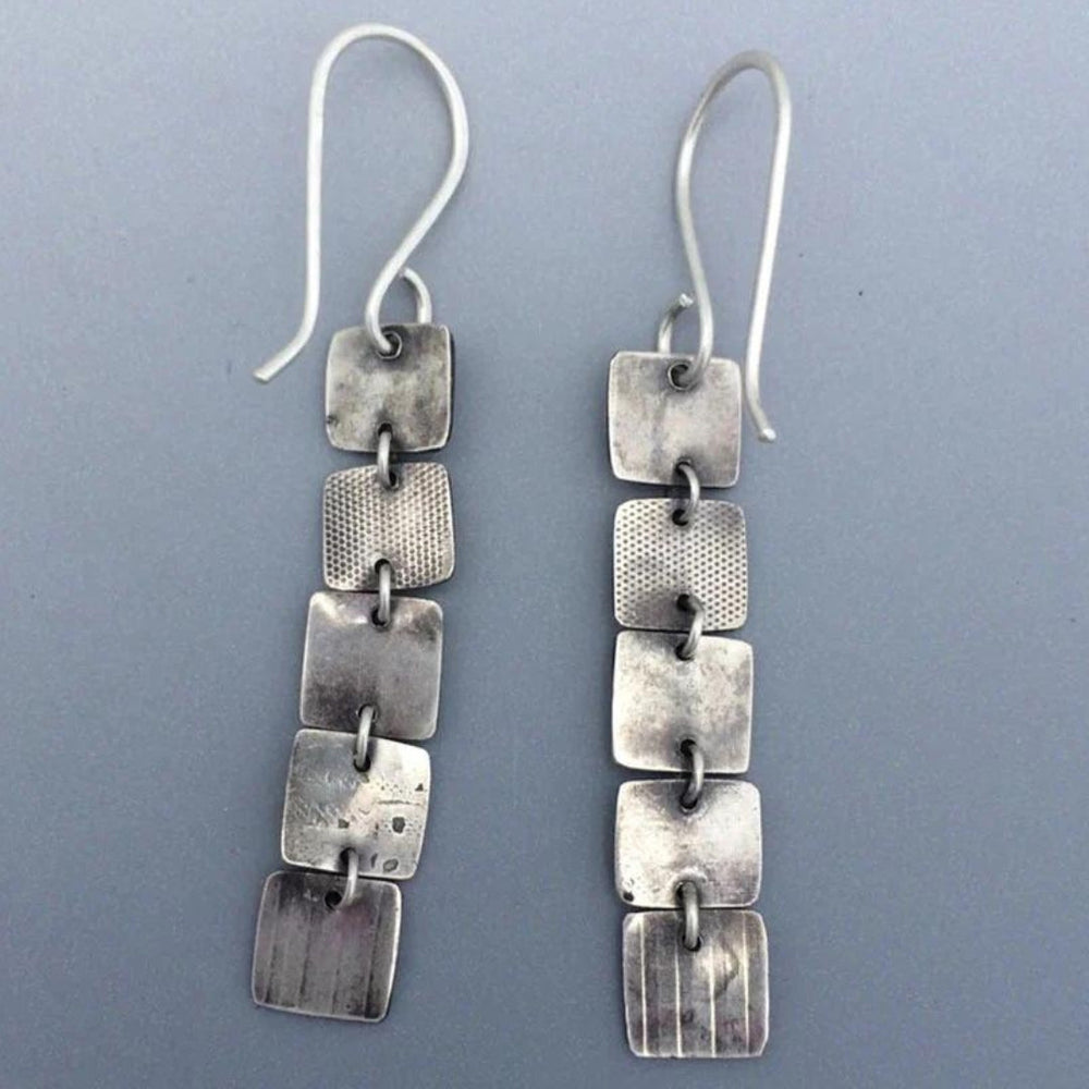 Silver Plated Boho Earrings