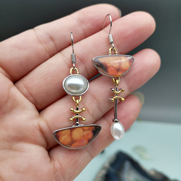 Peanut Pearl Earrings