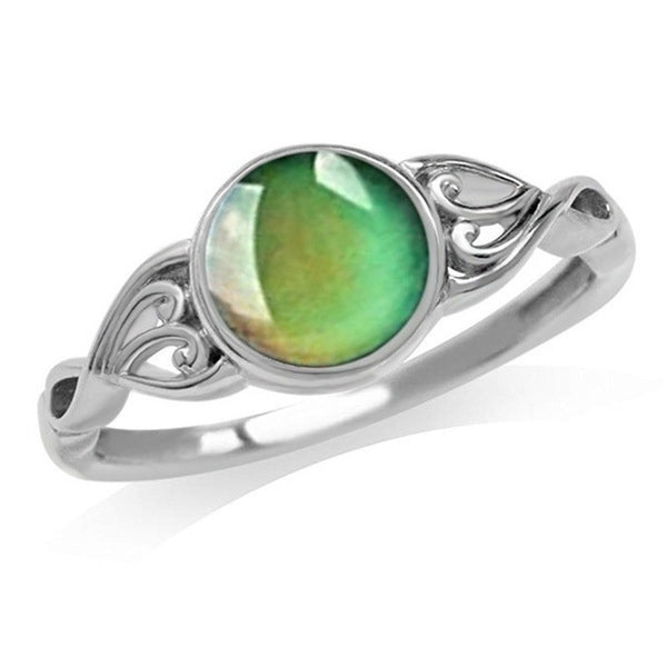 Retro warm color changing ring