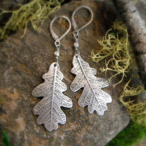 Retro  Plant Leaf Pendant Earrings