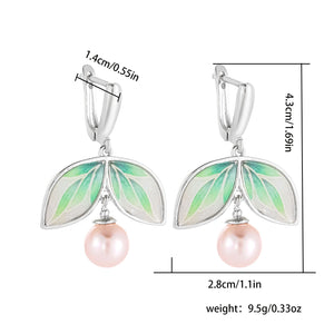 Leaf Shaped Earrings