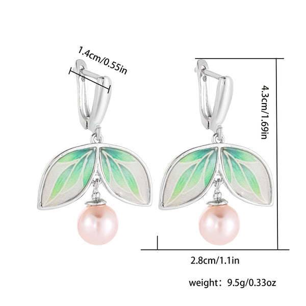 Leaf Shaped Earrings