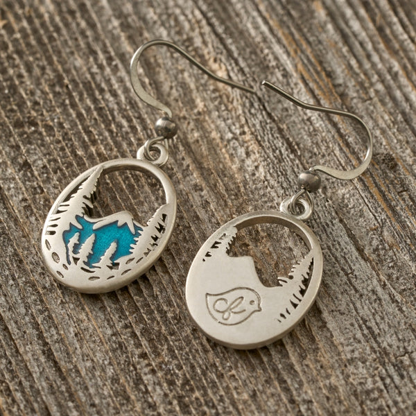 Blue Glacier Earrings