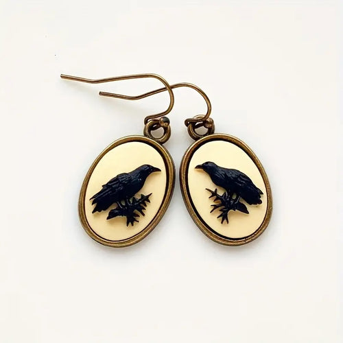 Crow Earrings