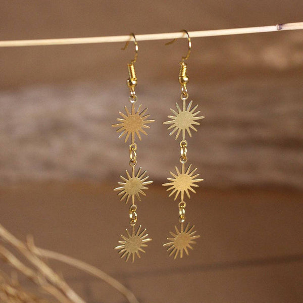 Sun Star Earrings