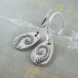 Leaf Pendant Earrings