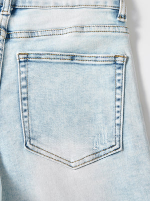 SHAPUM Women's Vintage Mid Low Rise Relax Wide Leg Jeans Stretch Basic Comfortable Denim Pants