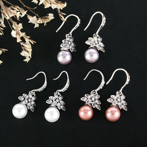 Sunflower Pearl Earrings